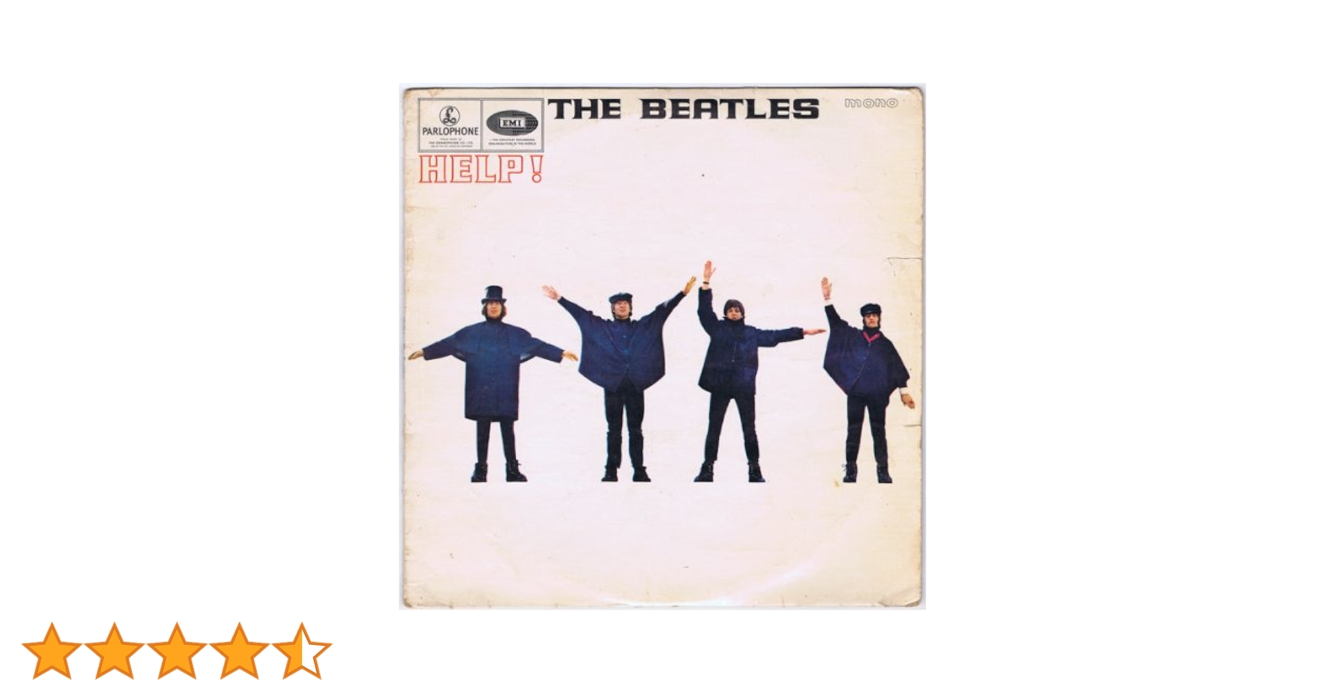 The Beatles Help! UK(英)盤 LP Mono 1stプレス The Beatles Help! UK(英)盤 LP Mono 1stプレス The Beatles